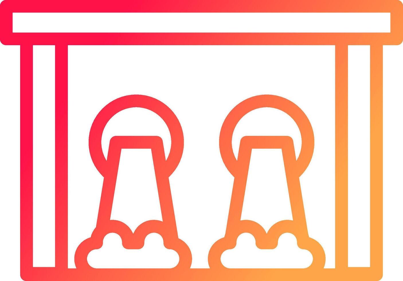 Hydroelectric Creative Icon Design vector