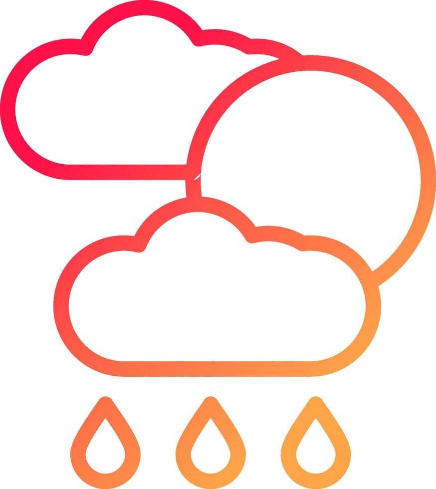 Weather Forecast Creative Icon Design vector