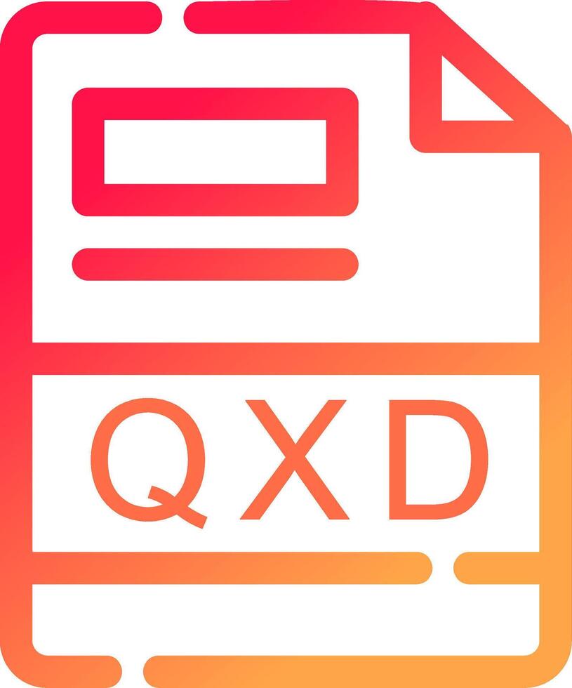 qxdd creativo icono diseño vector