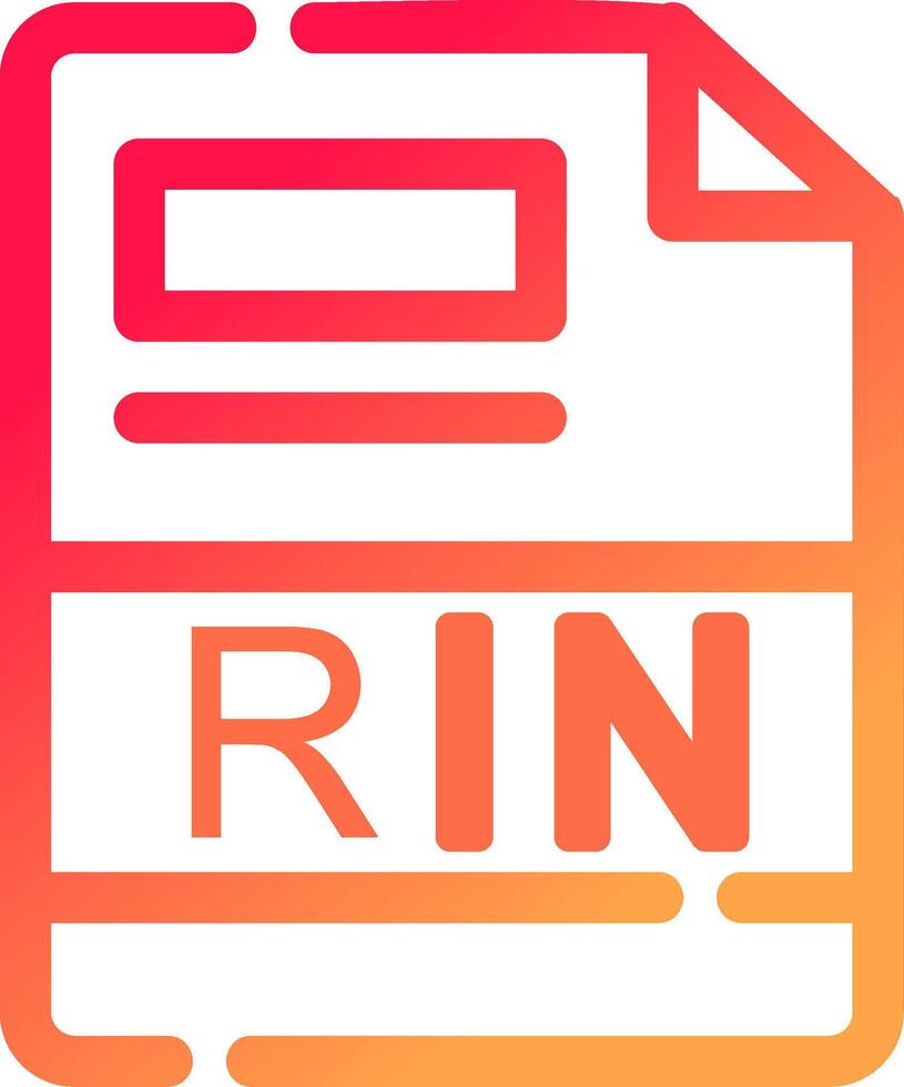 RIN Creative Icon Design vector