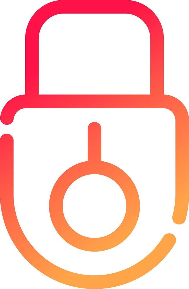 Lock Creative Icon Design vector