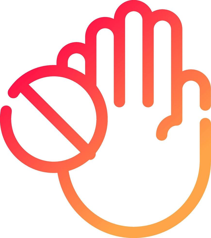 Ban Creative Icon Design vector