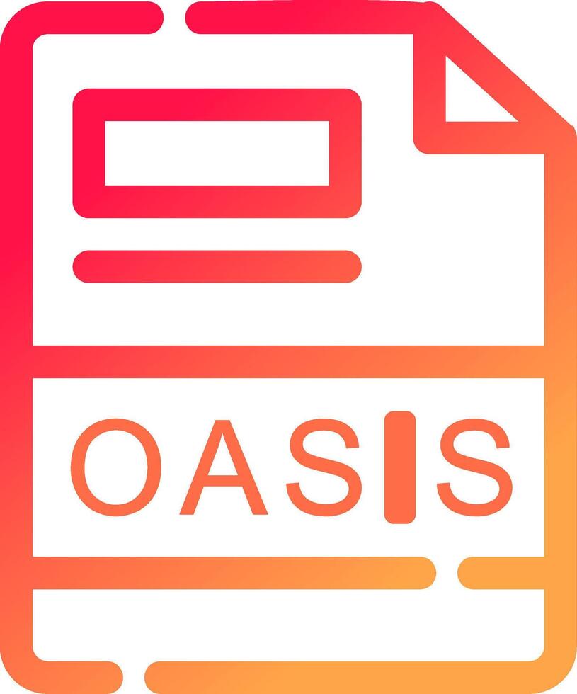 OASIS Creative Icon Design vector