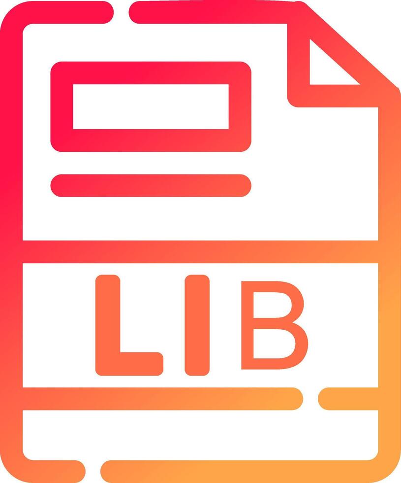 lib creativo icono diseño vector