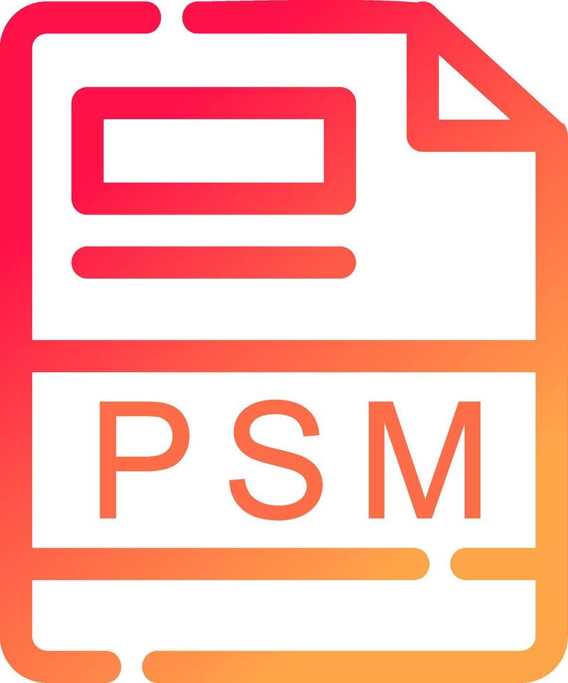 PSM Creative Icon Design vector