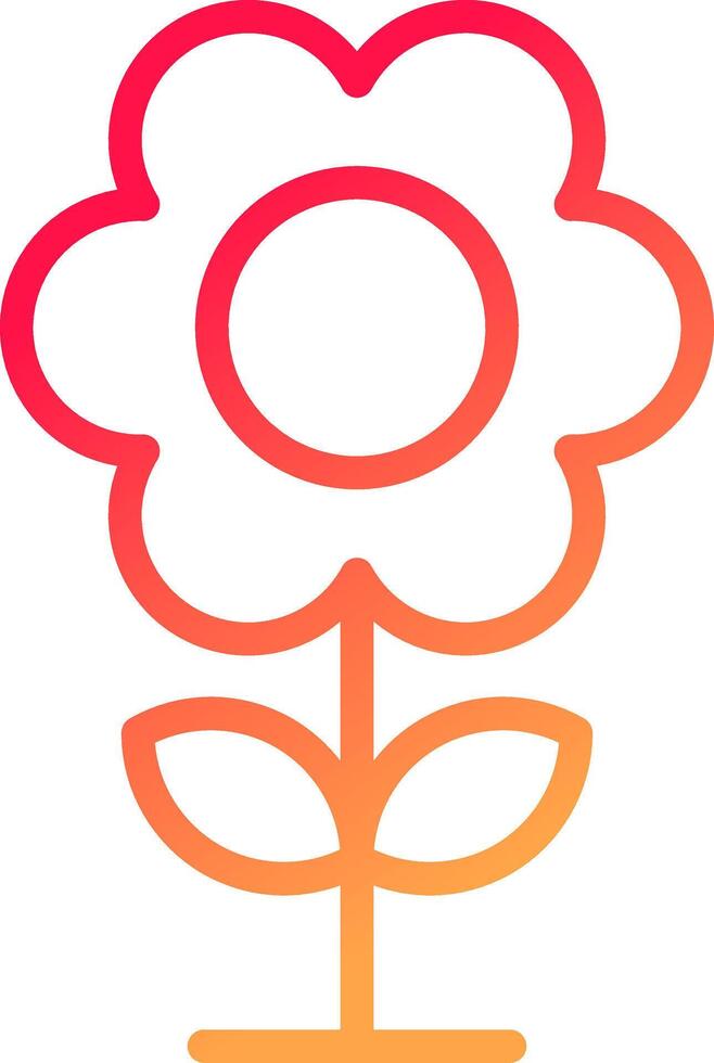 diseño de icono creativo de flor vector