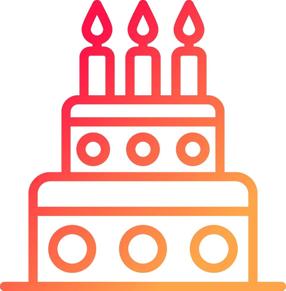 Cake Creative Icon Design vector