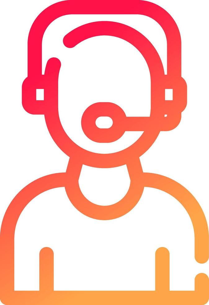 Operator Creative Icon Design vector