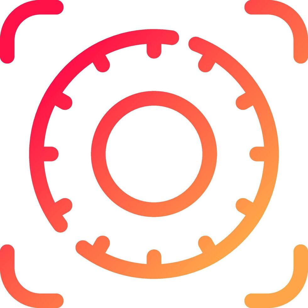 glyph  colour Gradient Circle vector