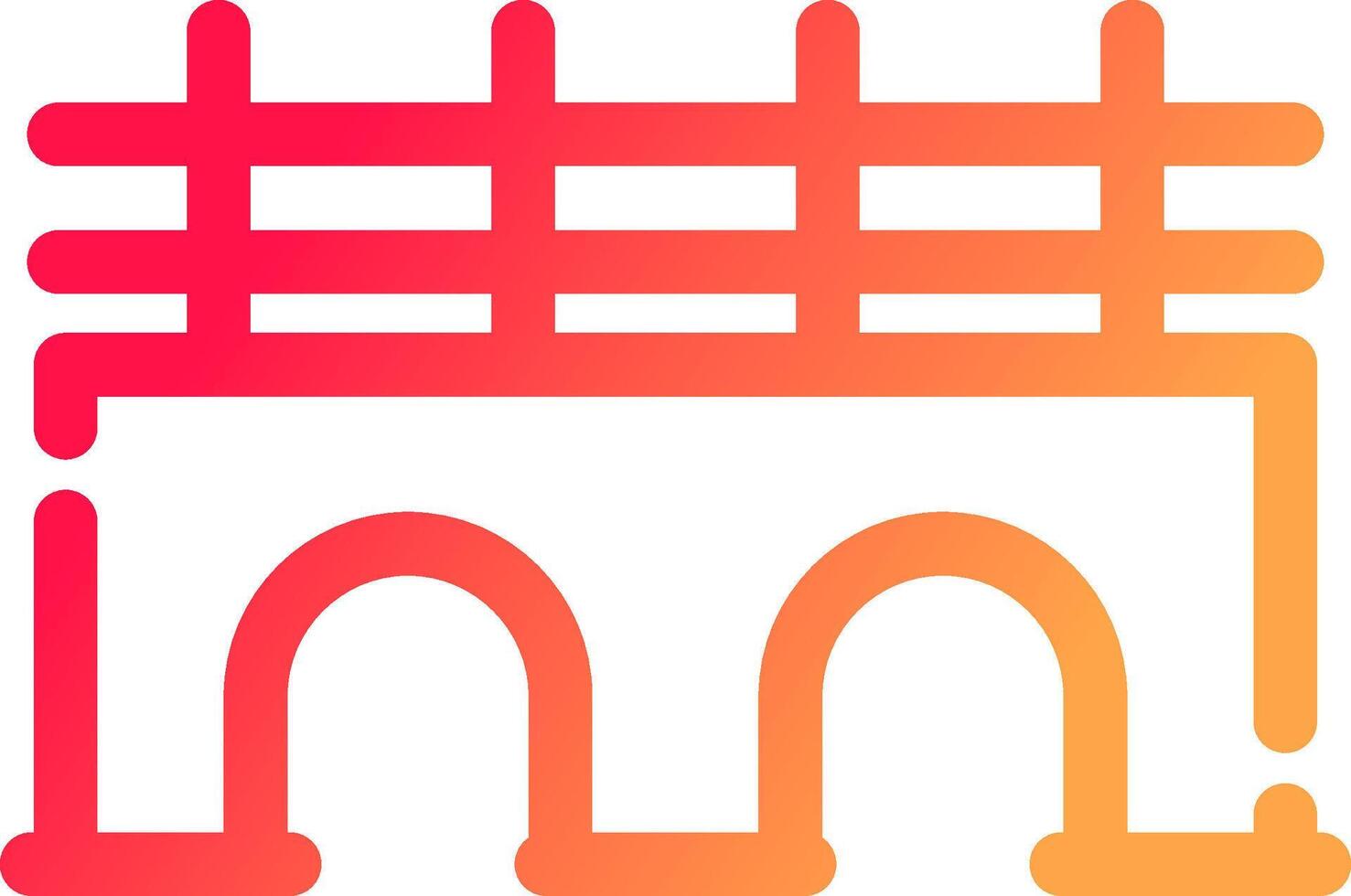Bridge Creative Icon Design vector