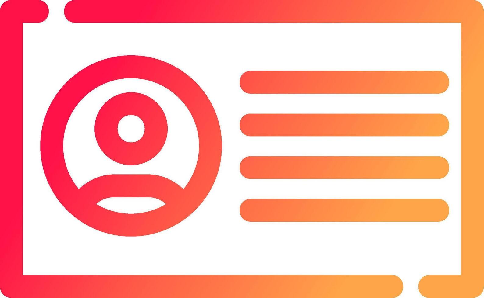 glyph  colour Gradient Circle vector