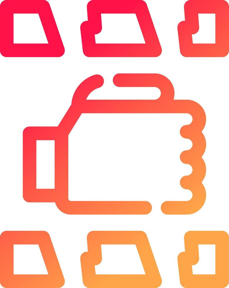 Hand Creative Icon Design vector