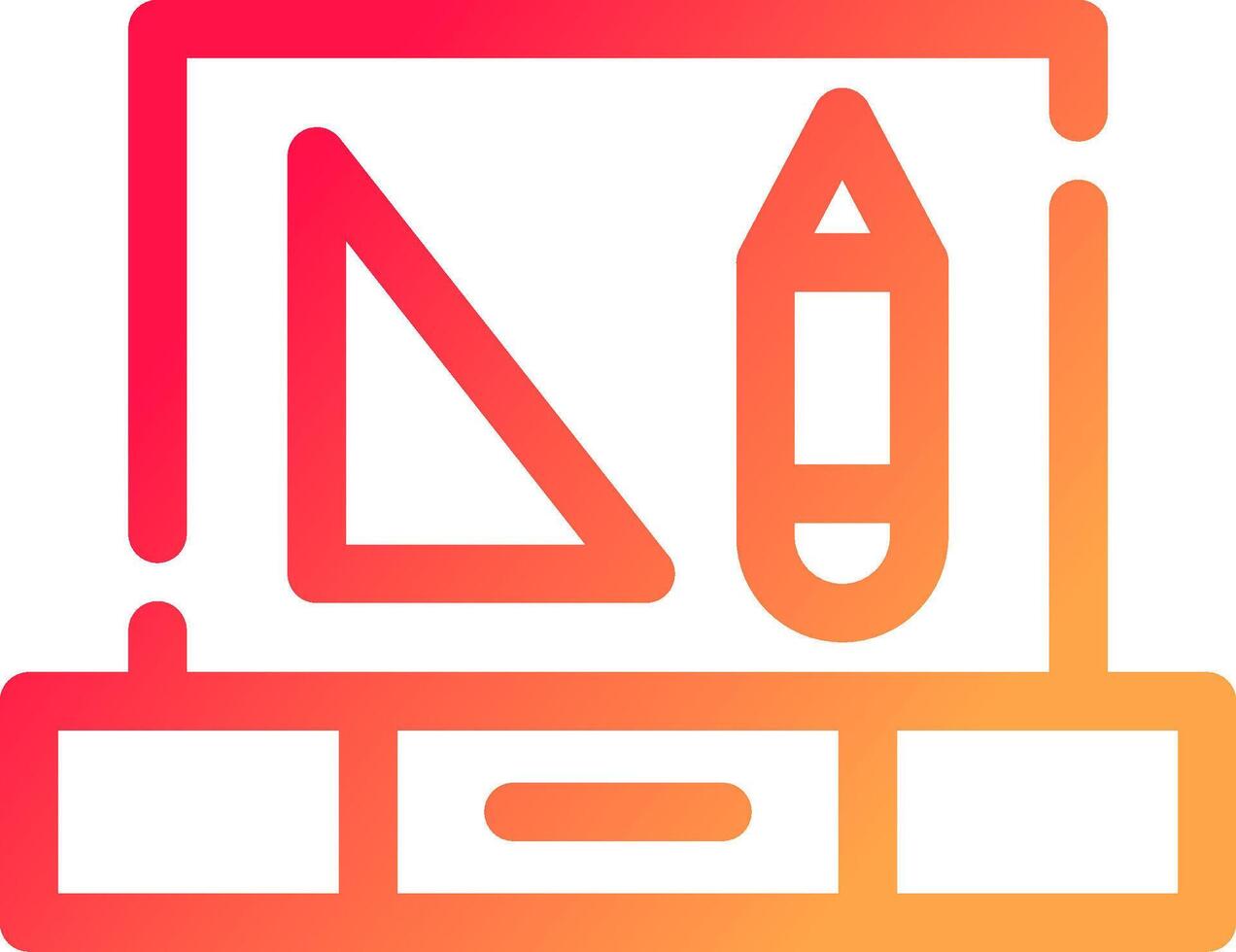 glyph  colour Gradient Circle vector