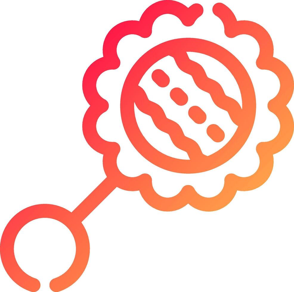 Rattle Creative Icon Design vector