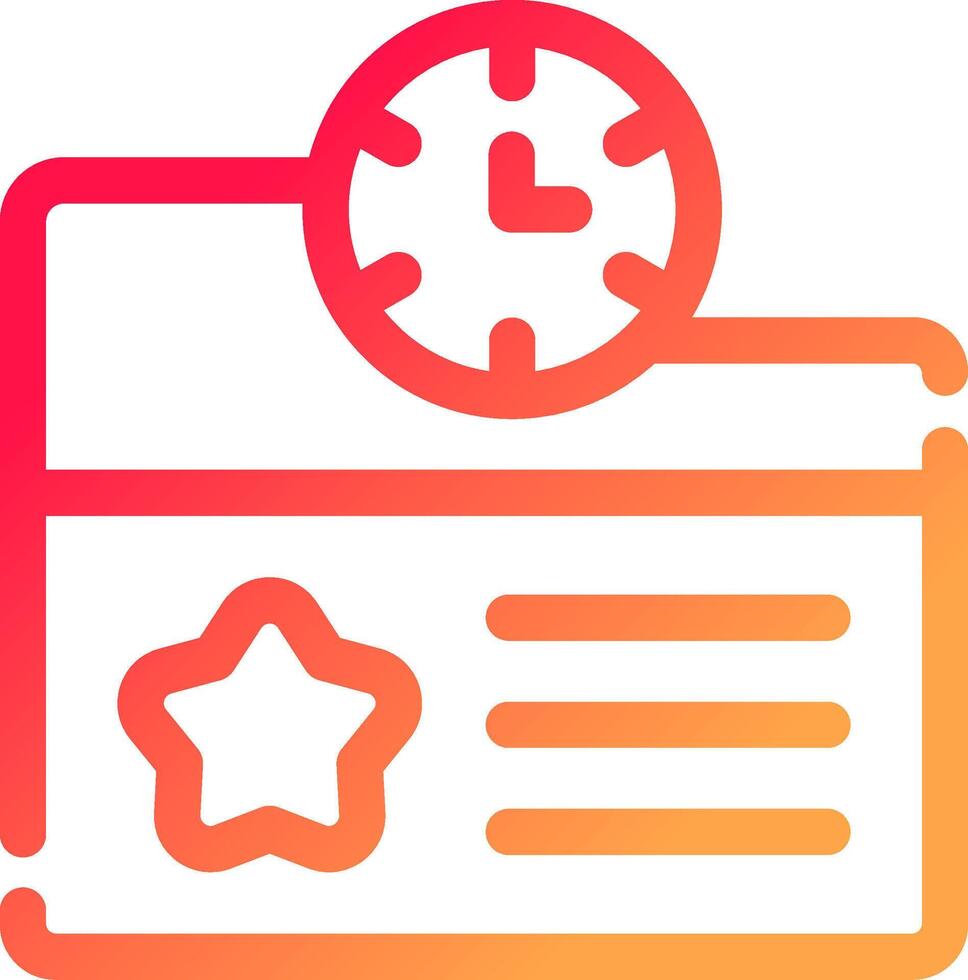 Project Deadline Creative Icon Design vector