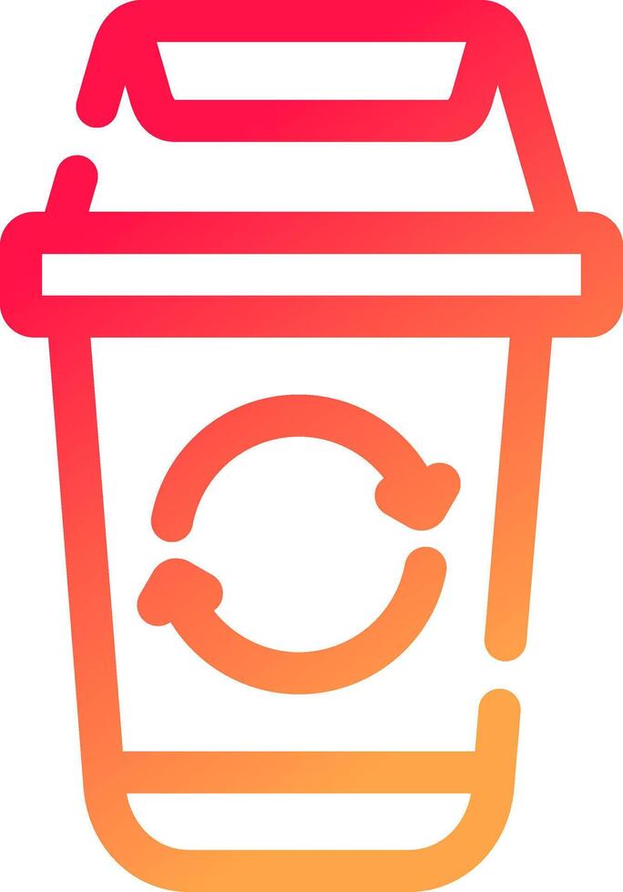 glyph  colour Gradient Circle vector