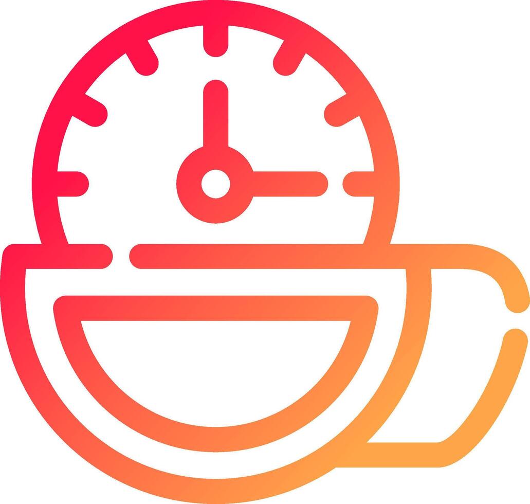 Tea Time Creative Icon Design vector