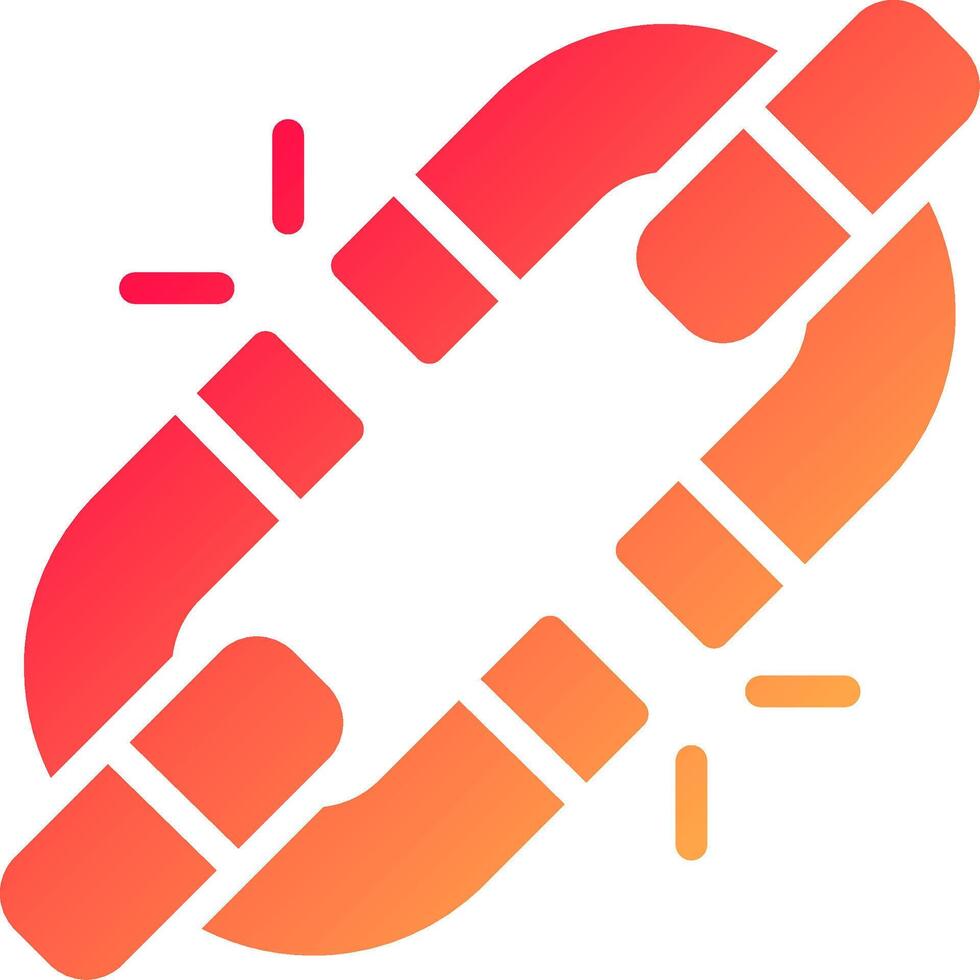 glyph  colour Gradient Circle vector