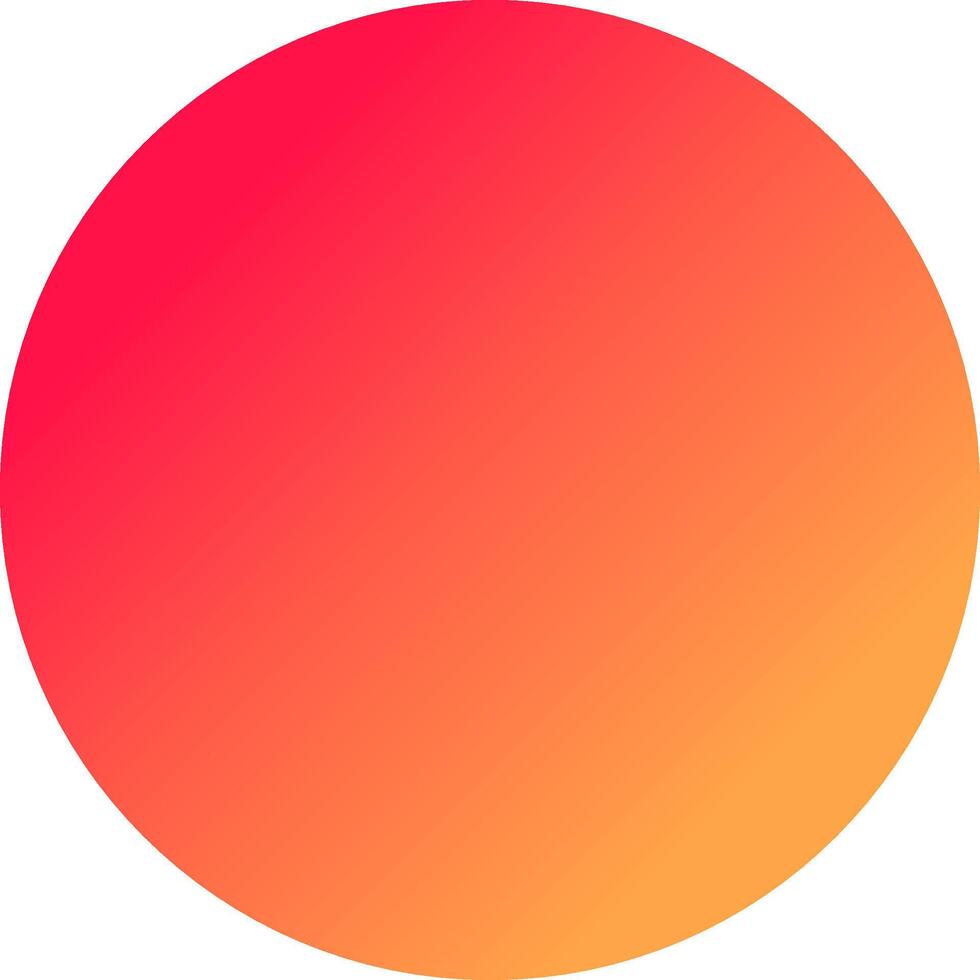 glyph  colour Gradient Circle vector