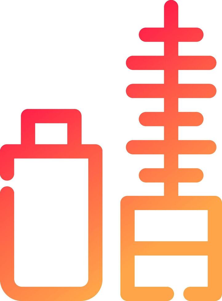 Mascara Creative Icon Design vector