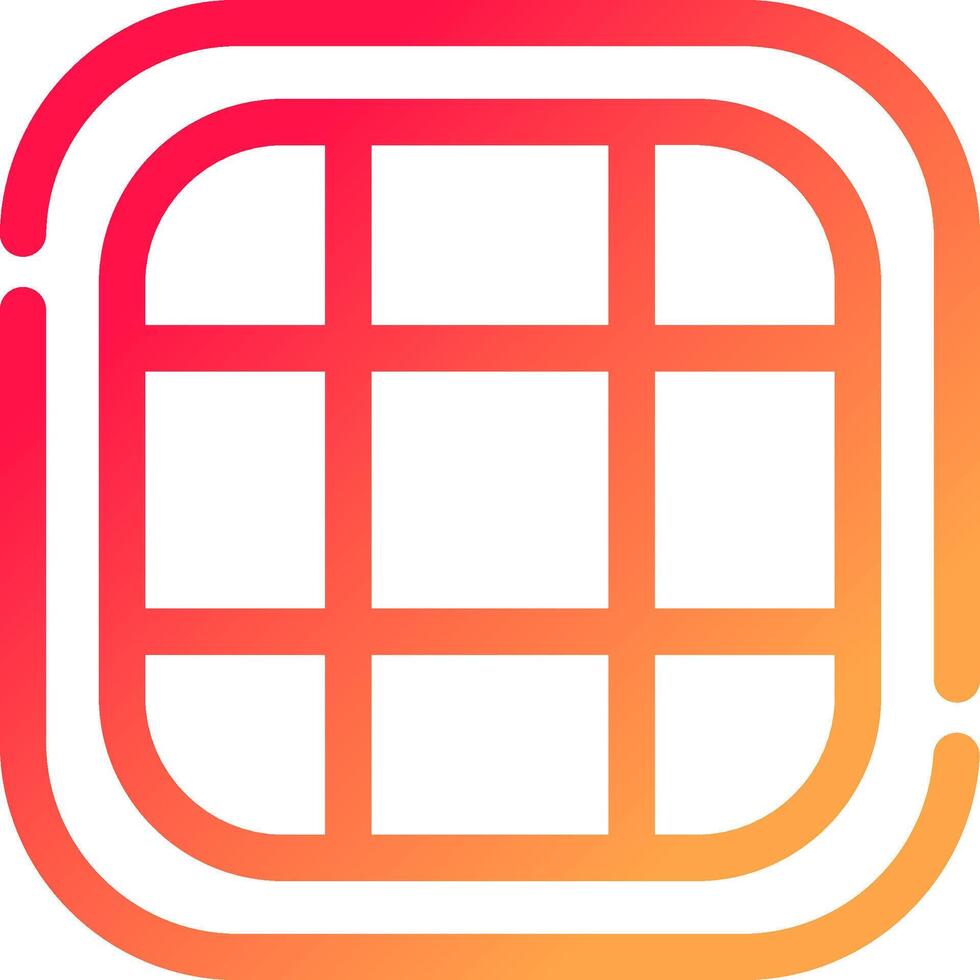 Grid Creative Icon Design vector
