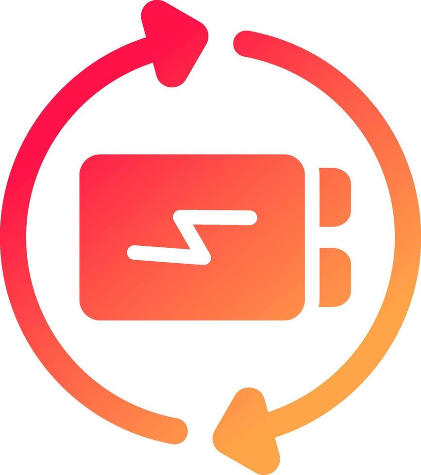glyph  colour Gradient Circle vector