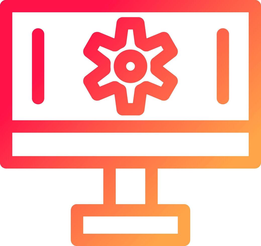 Setting Creative Icon Design vector