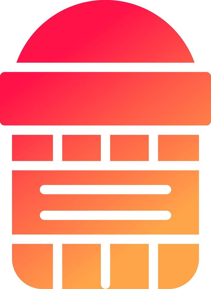 glyph  colour Gradient Circle vector