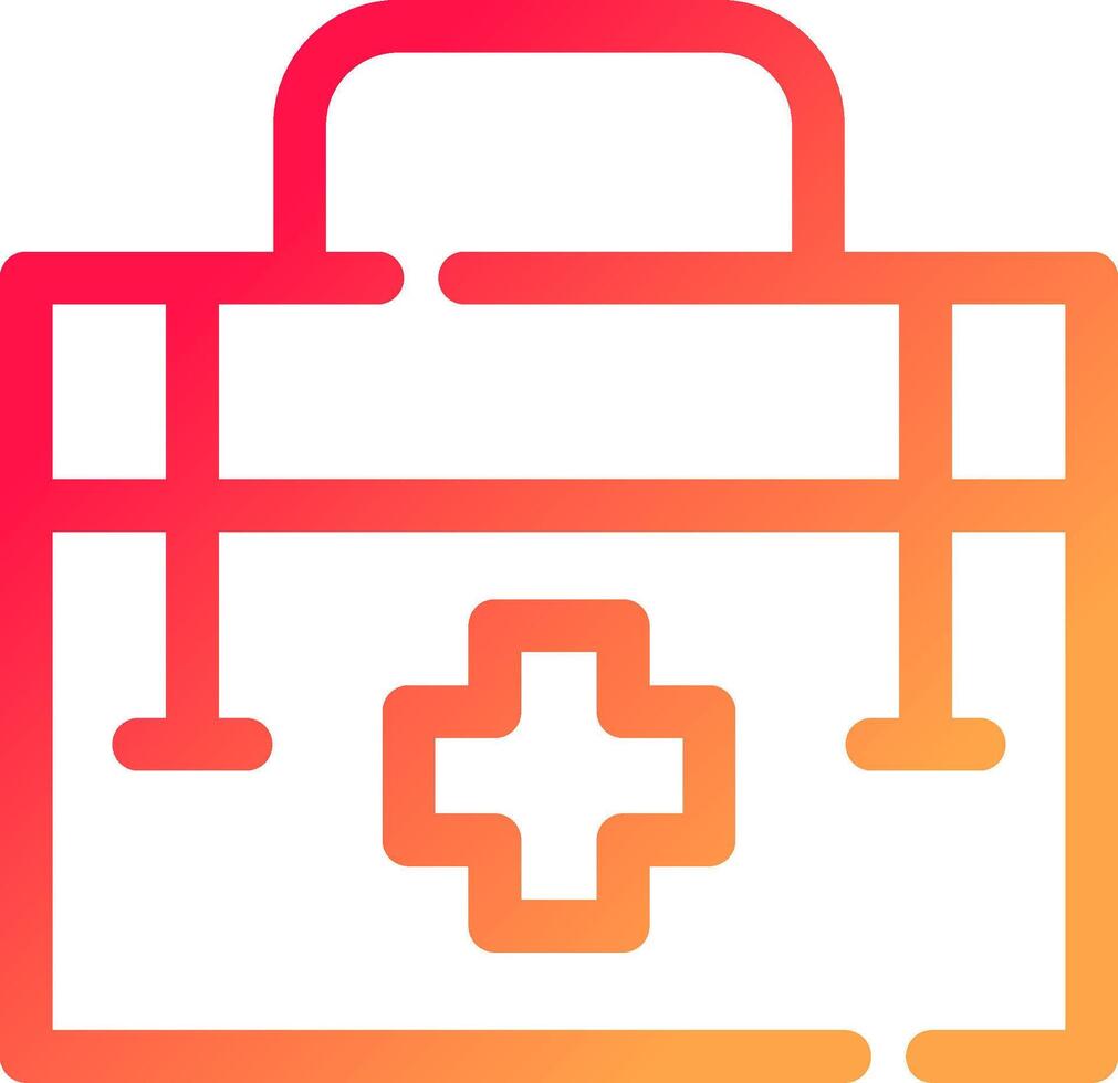 First Aid Kit Creative Icon Design vector