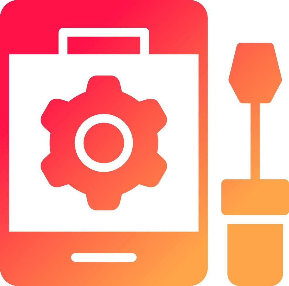 glyph  colour Gradient Circle vector