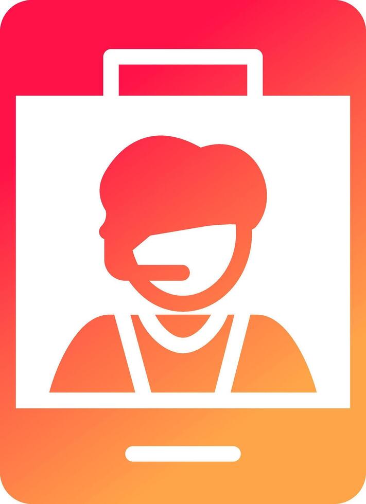 glyph  colour Gradient Circle vector