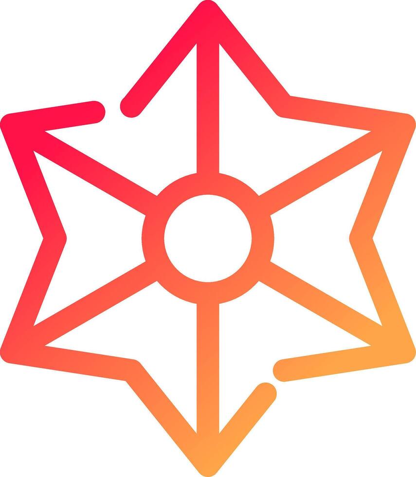 Starfish Creative Icon Design vector