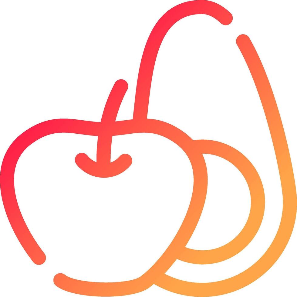 Fruits Creative Icon Design vector