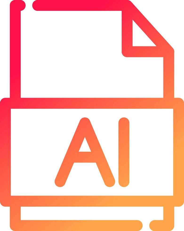 Ai File Creative Icon Design vector