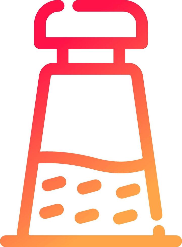 Salt And Pepper Creative Icon Design vector