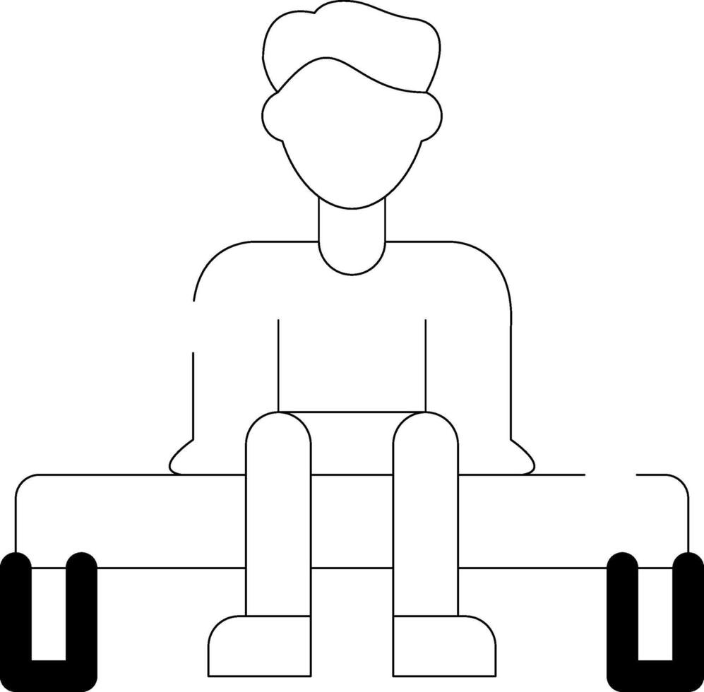Loneliness Creative Icon Design vector