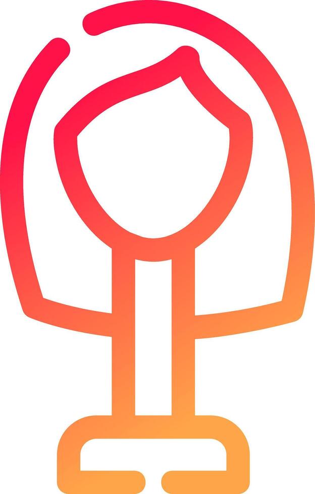 Wig Creative Icon Design vector