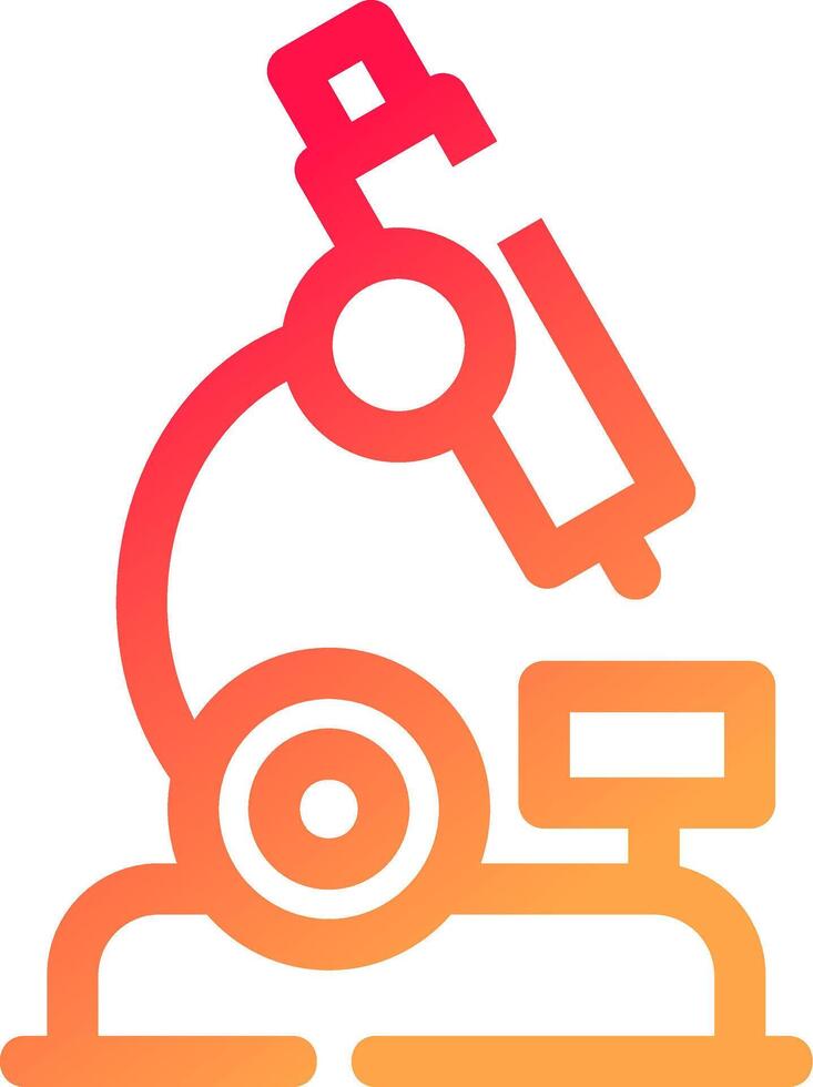 Microscope Creative Icon Design vector