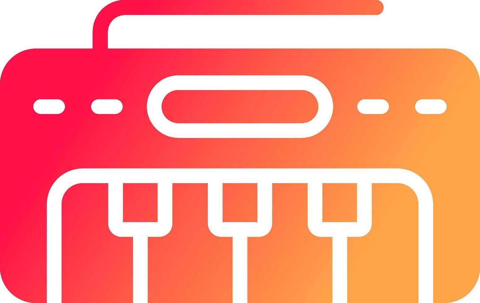 glyph  colour Gradient Circle vector