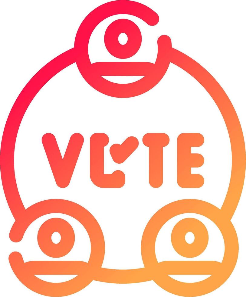 diseño de icono creativo de elecciones vector