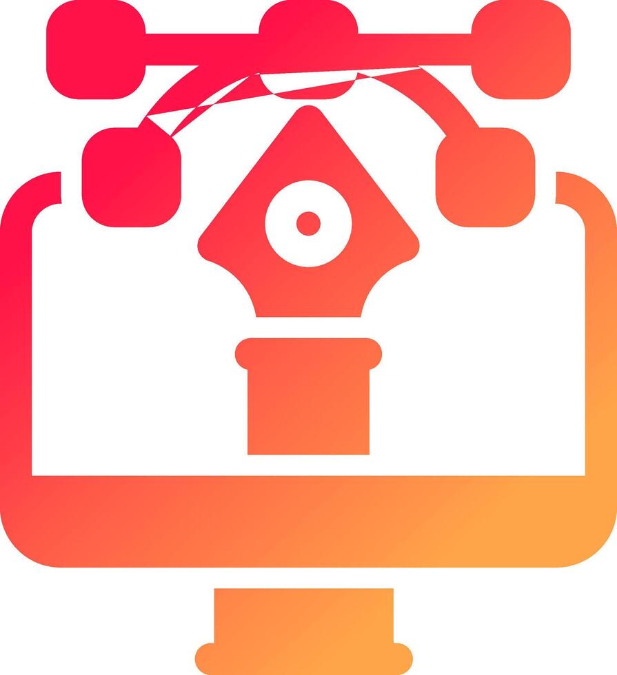 glyph  colour Gradient Circle vector