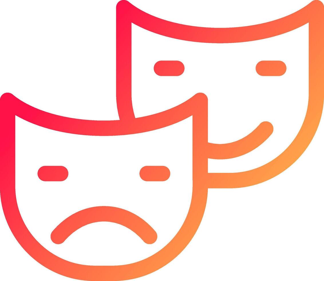 Comedy Creative Icon Design vector