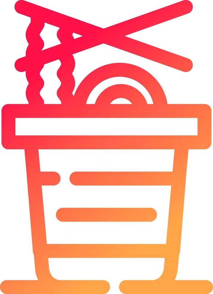 Noodles Creative Icon Design vector