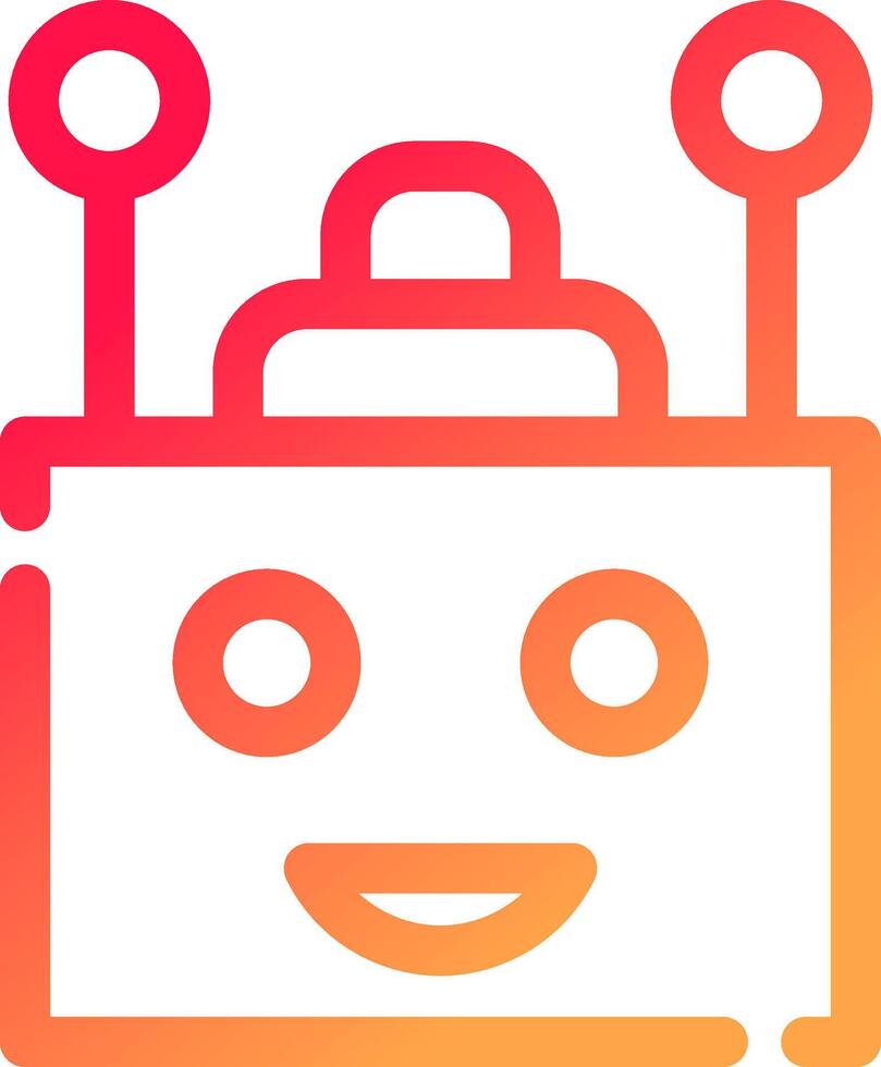 Chatbot Creative Icon Design vector