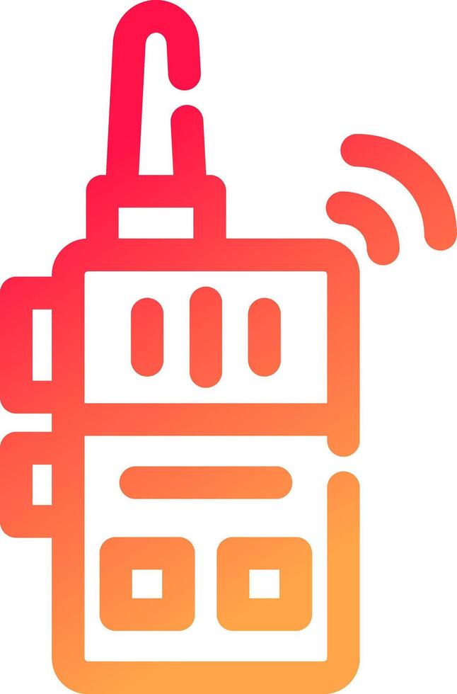 Walkie Talkie Creative Icon Design vector