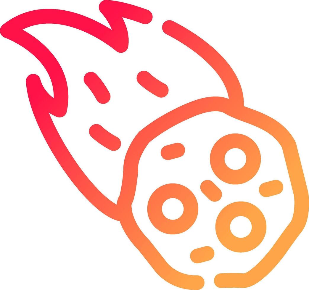Meteor Creative Icon Design vector