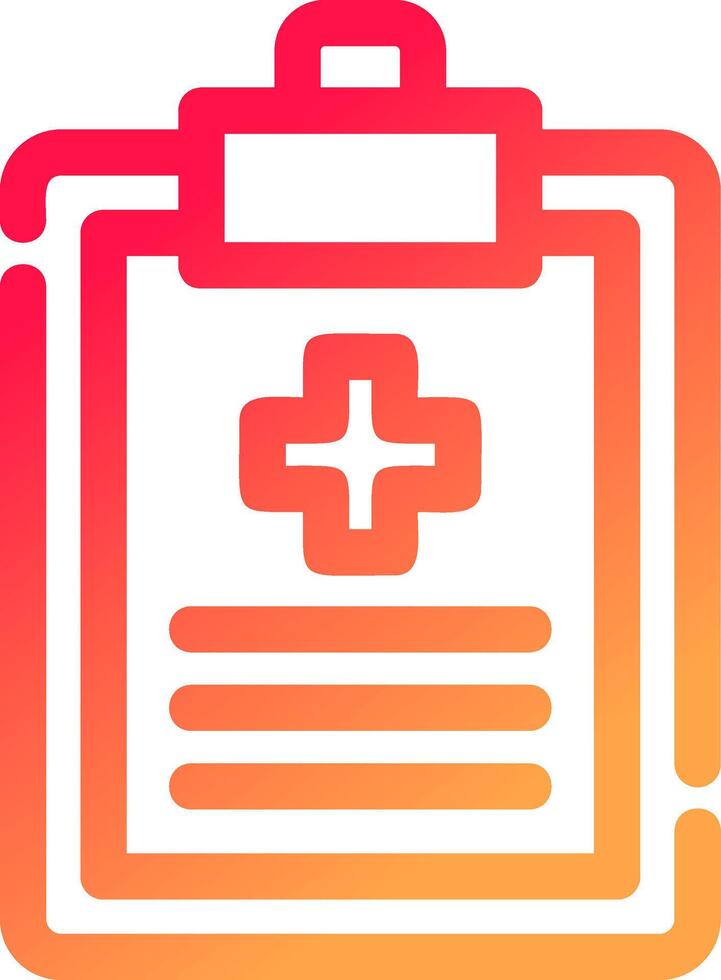 Health Report Creative Icon Design vector