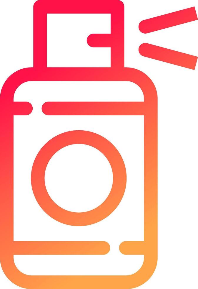 Hairspray Creative Icon Design vector