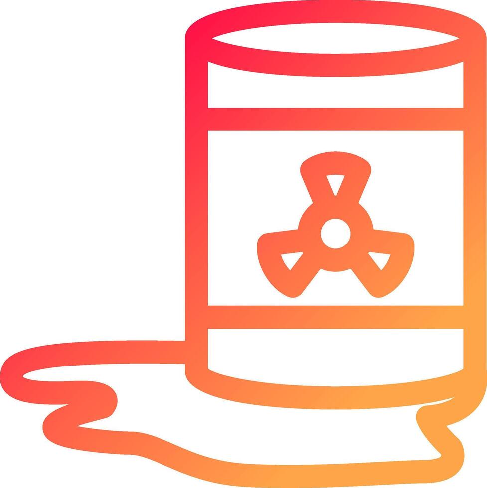 Toxic Waste Creative Icon Design vector