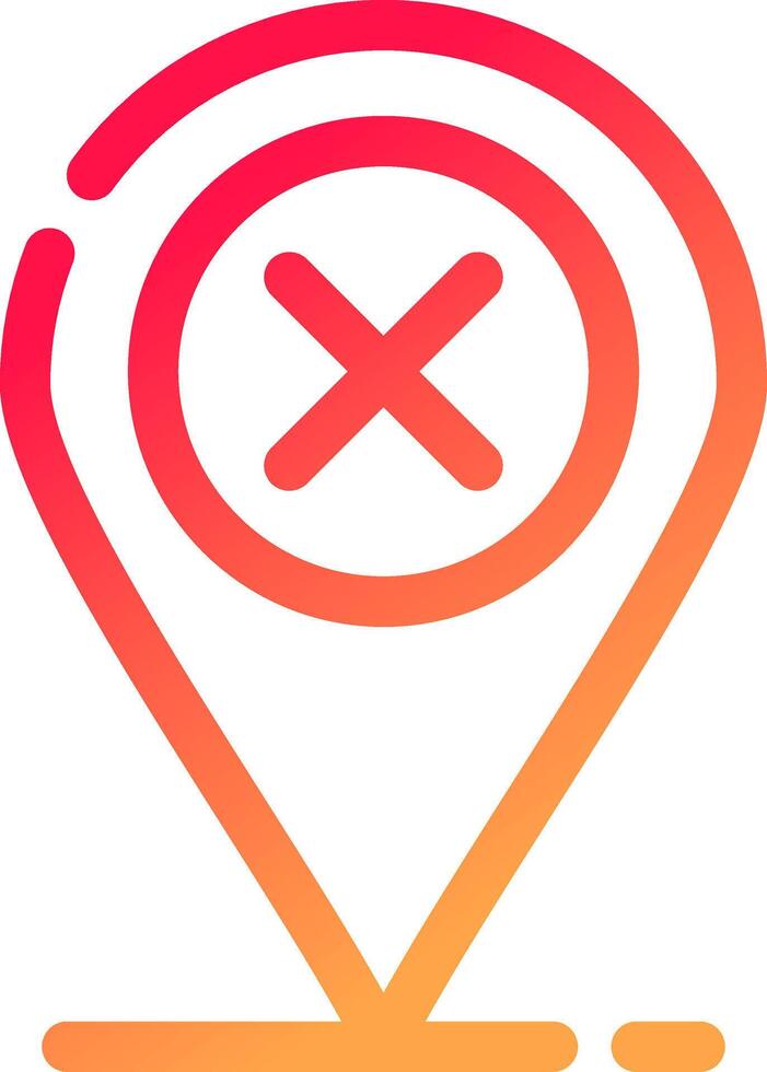 Wrong Creative Icon Design vector